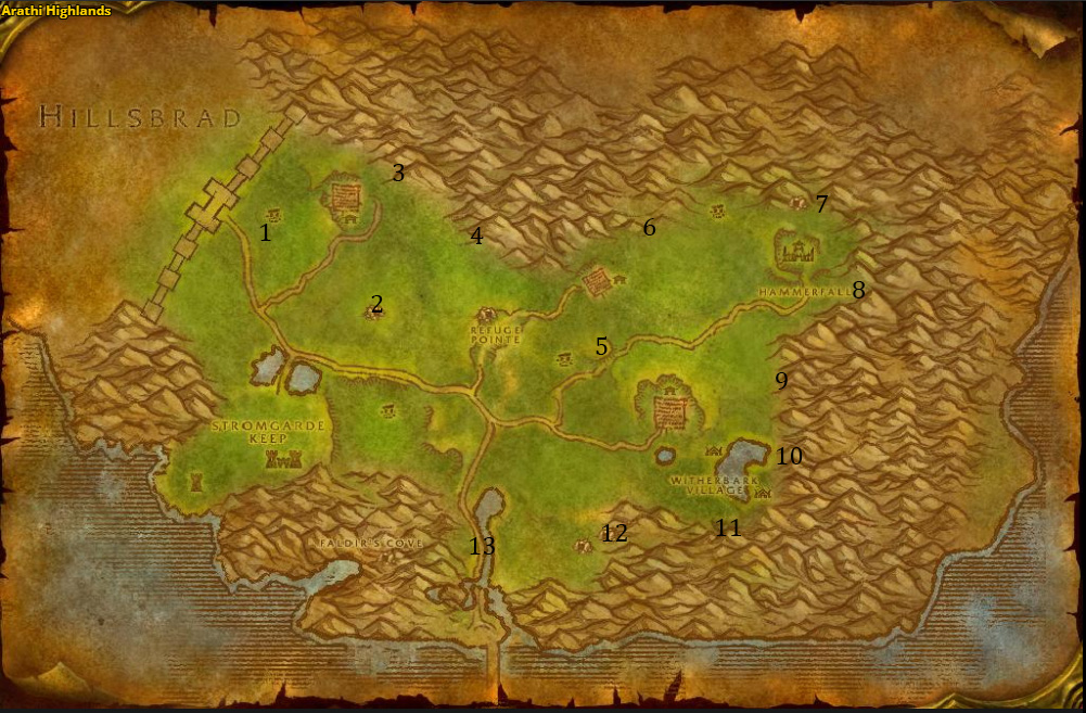 arathi highlands wow classic 1