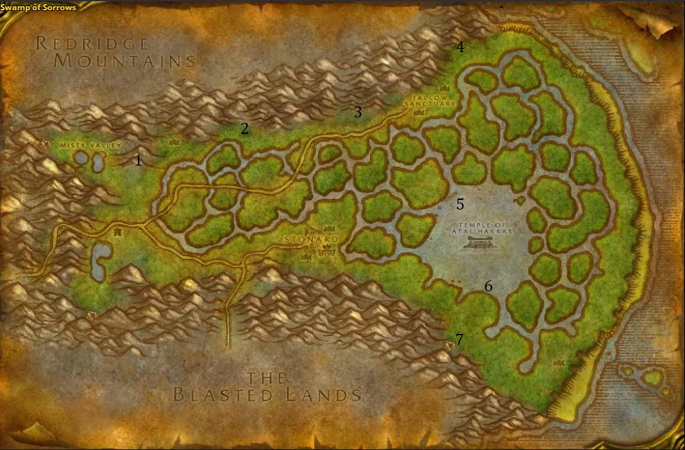 swamp of sorrows wow classic