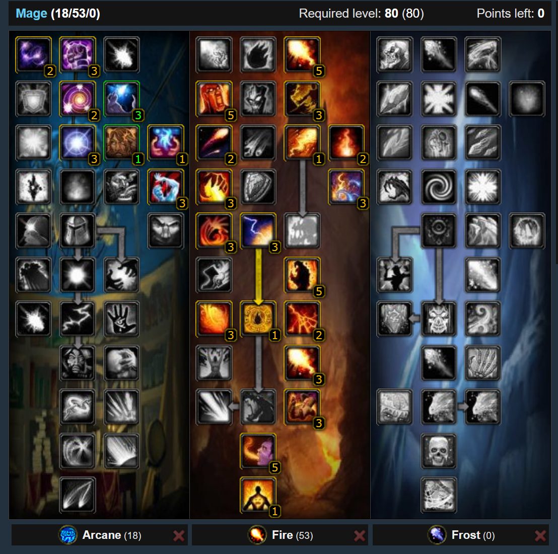 Fire mage wotlk pvp