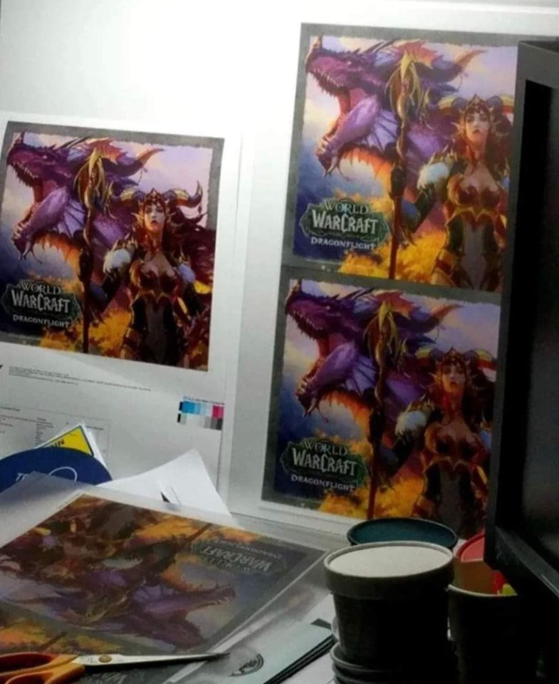 next world of warcraft expansion leaked dragonflight cover art