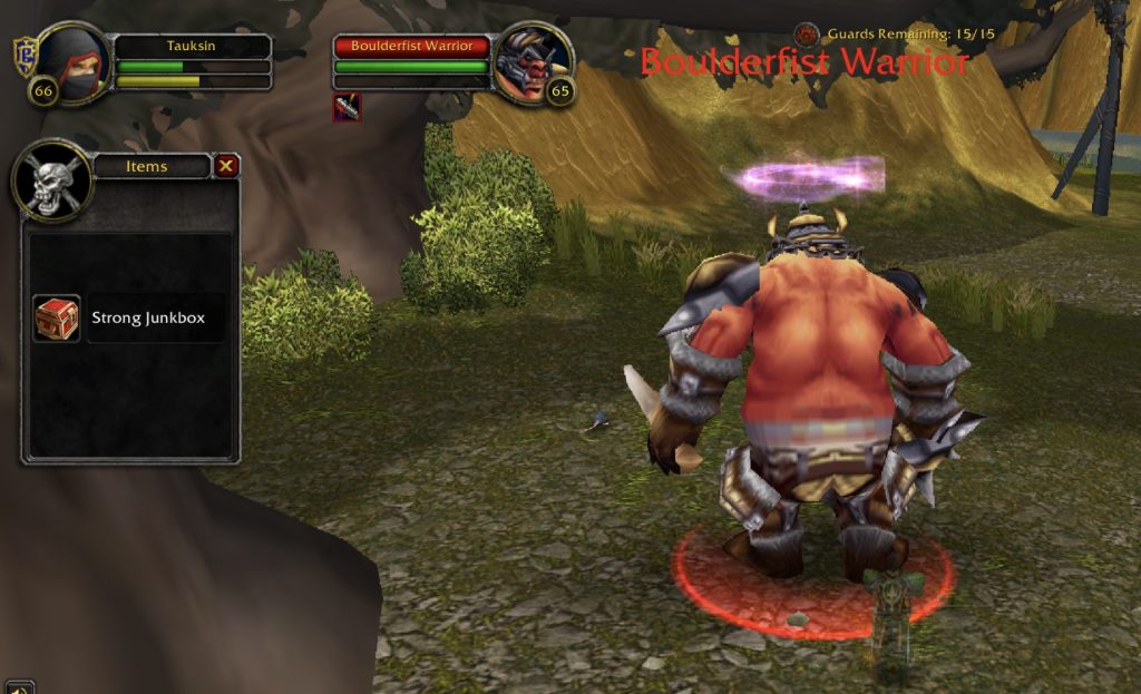 boulderfist warrior strong junkbox lockpicking burning crusade outland guide