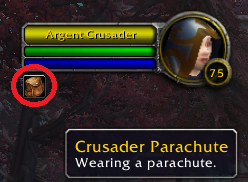 argent crusader already with parachute