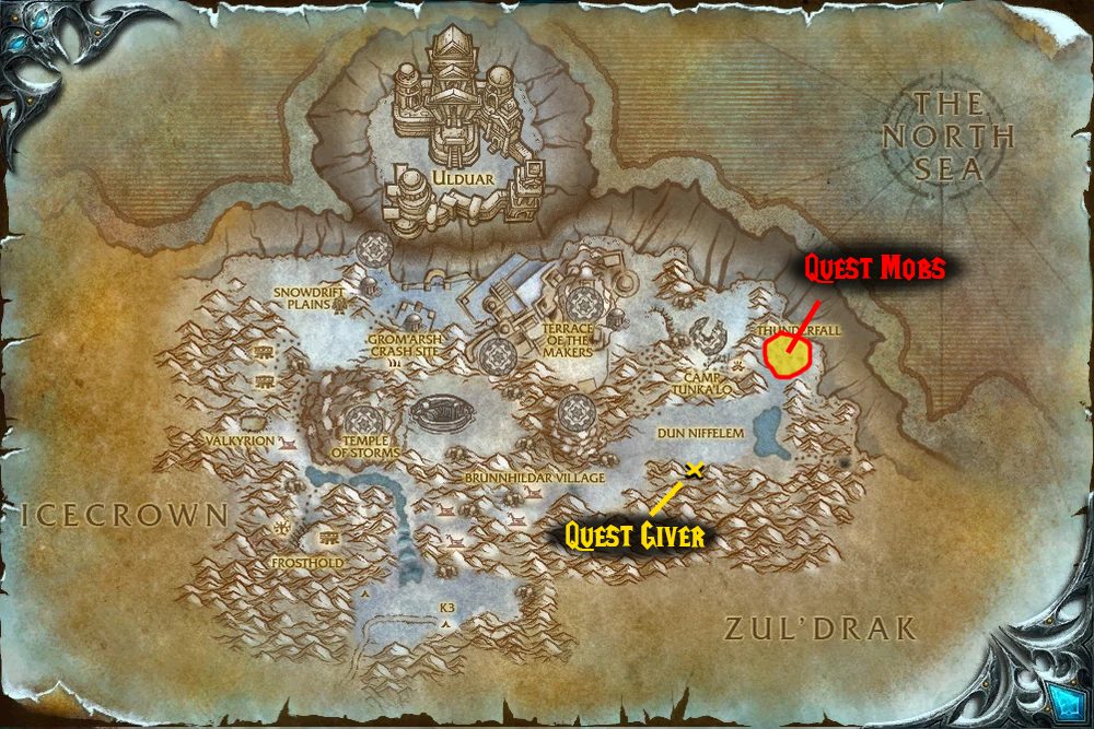 blowing hodirs horn quest map