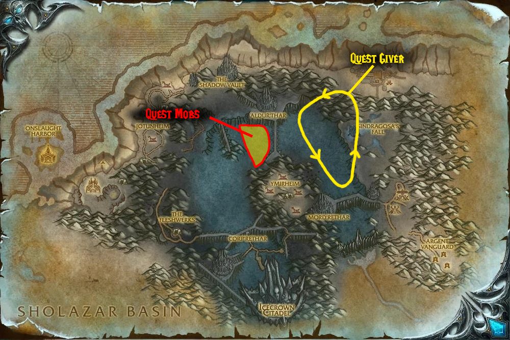 keeping the alliance blind quest map 1