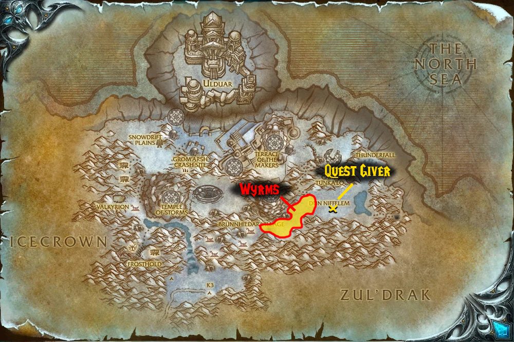 thrusting hodirs spear quest map