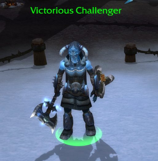 victorious challenger