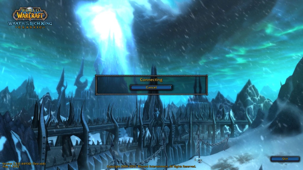 wotlk classic prepatch live on classic bcc ptr
