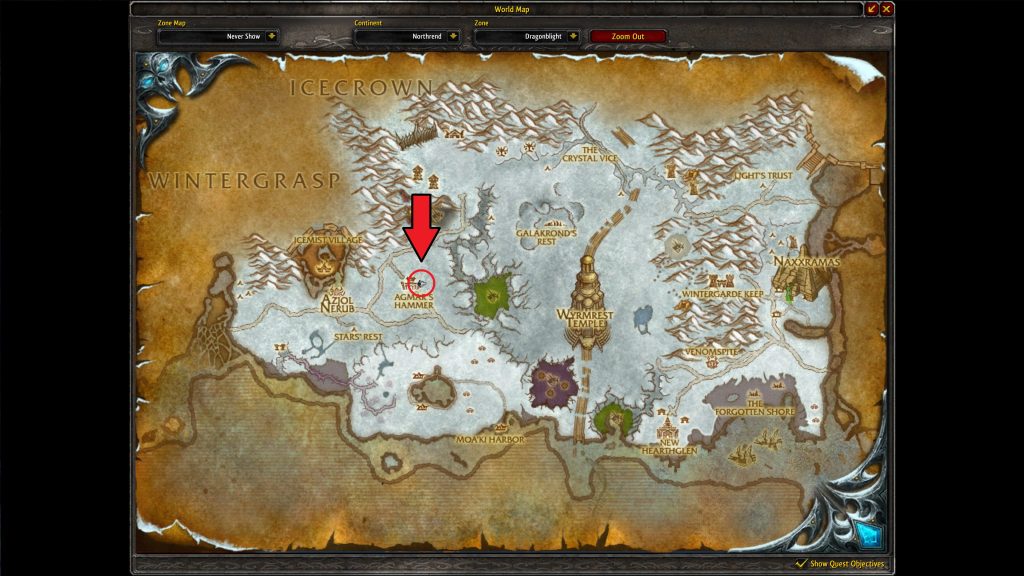 aethas sunreaver location annotated