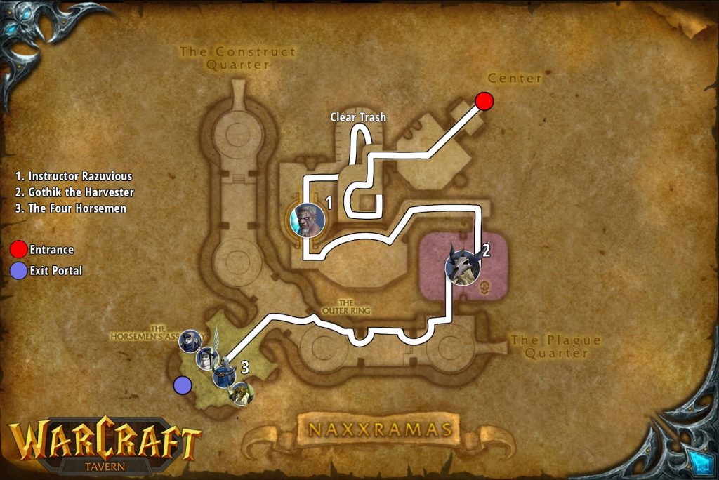 naxx military quarter route