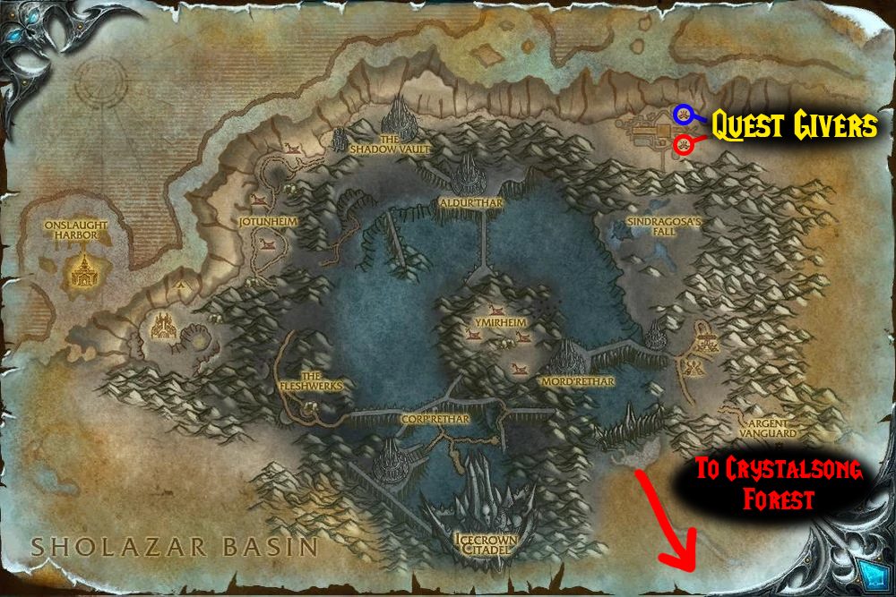 quest map 1 edge of winter wotlk