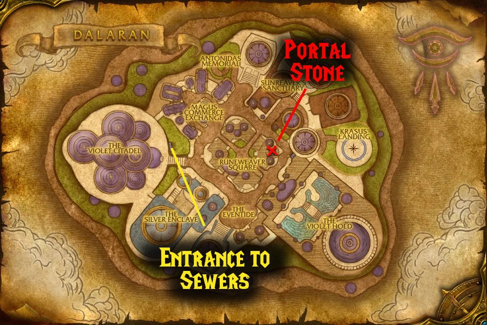 quest map 1 for sewer stew cooking dailies