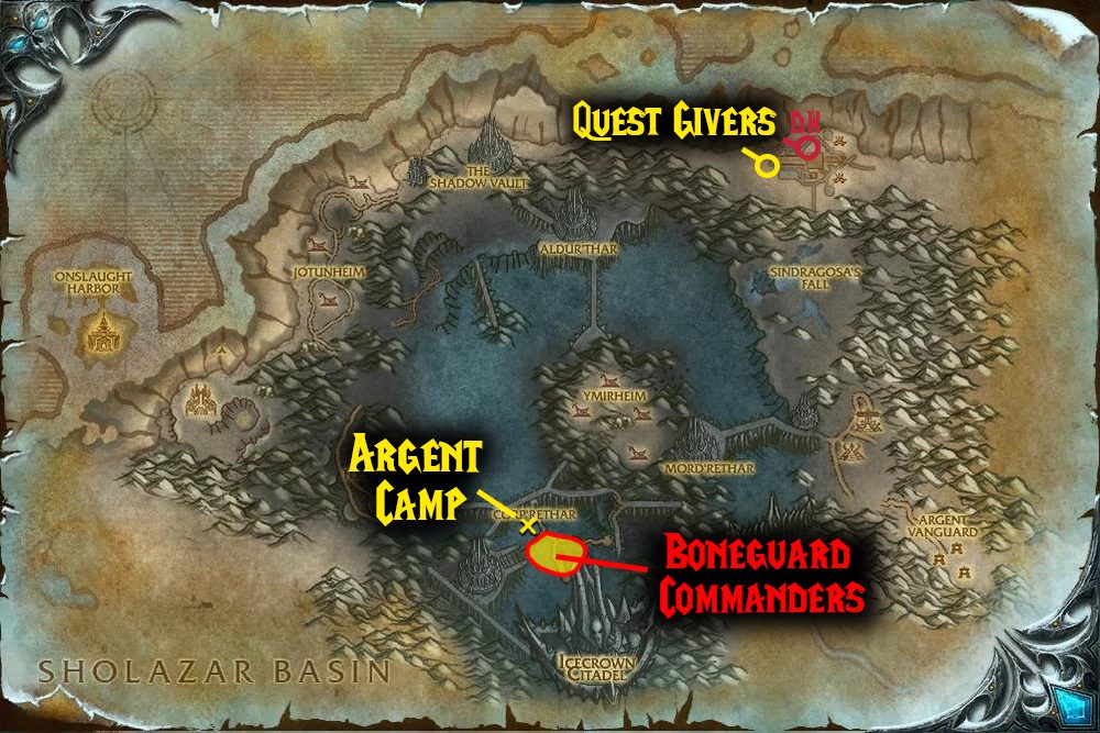 quest map battle before the citadel wotlk