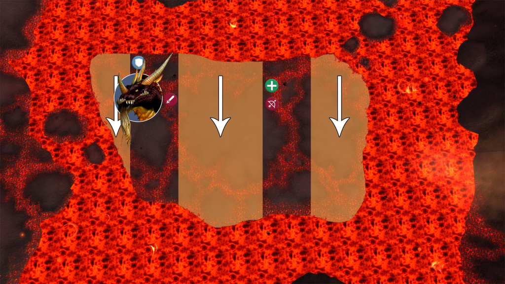 sartharion tri lava positioning direction