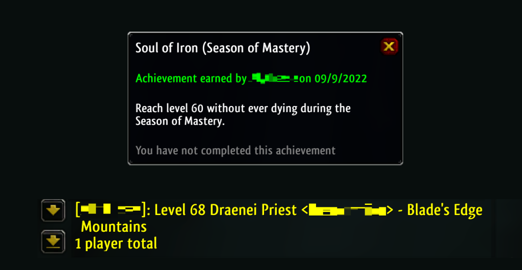 soul of iron achievements accidentally awarded on wotlk servers featured image 2