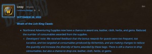 wotlk classic hotfixes – september 28 featured image