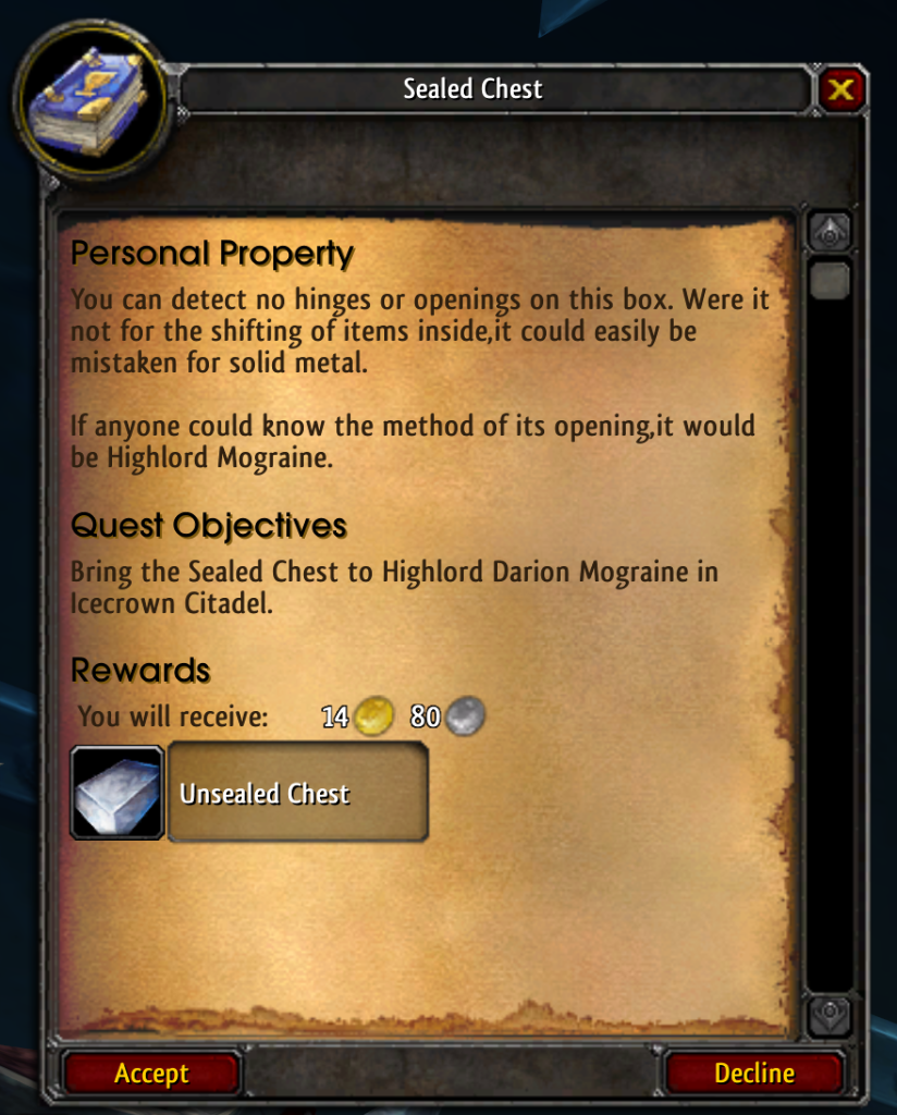 quest personal property