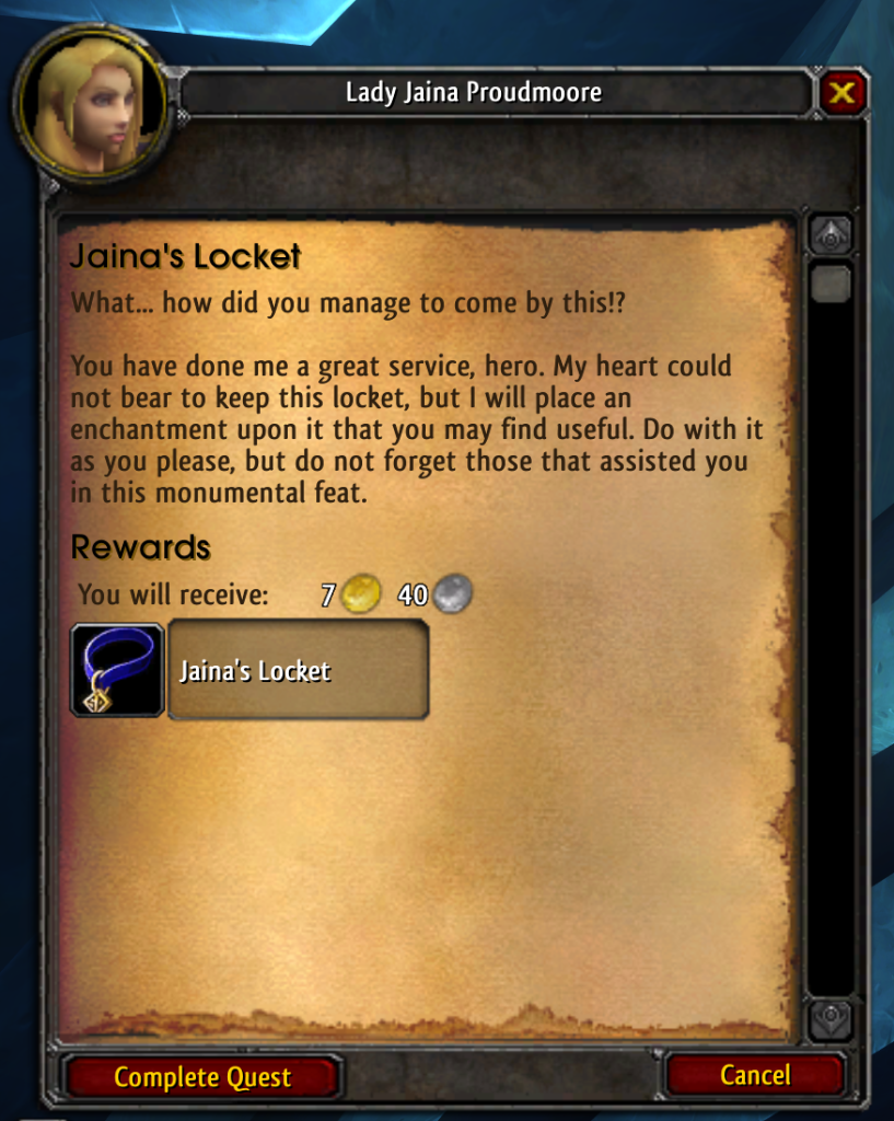 shadowmourne bonus rewards jaina 2