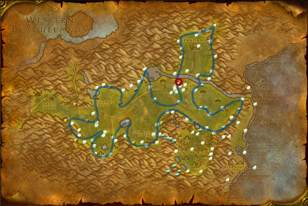 the hinterlands nodes arrows