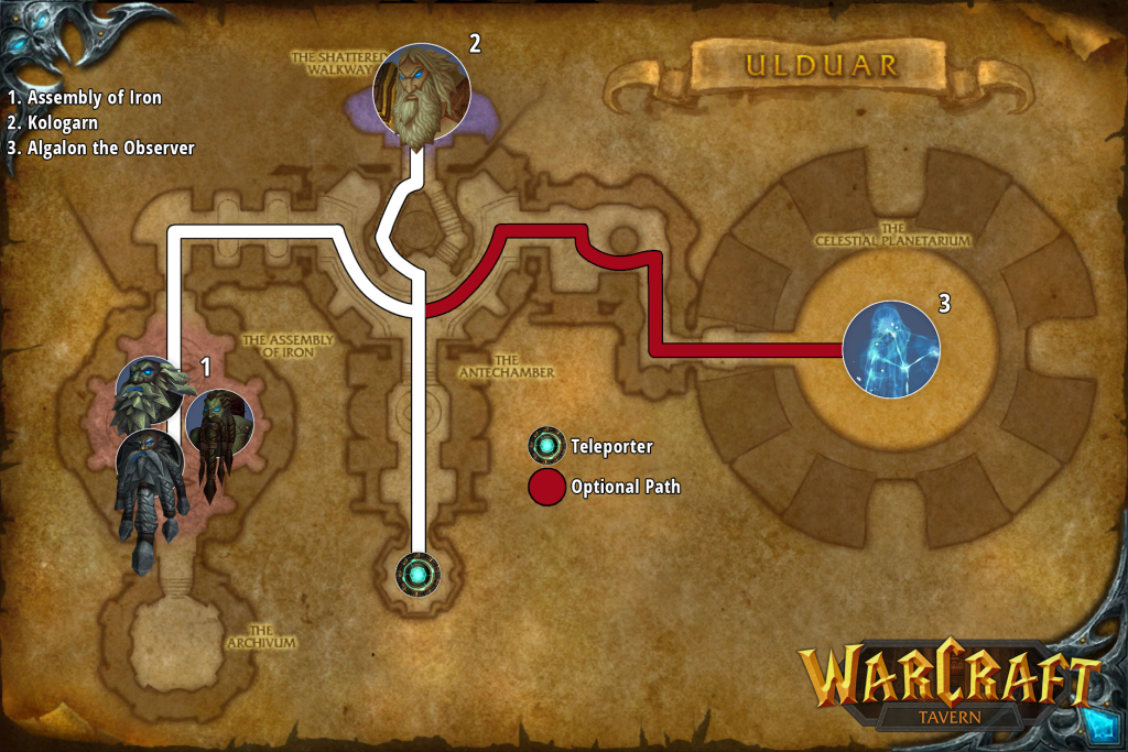 ulduar landing page antechamber map