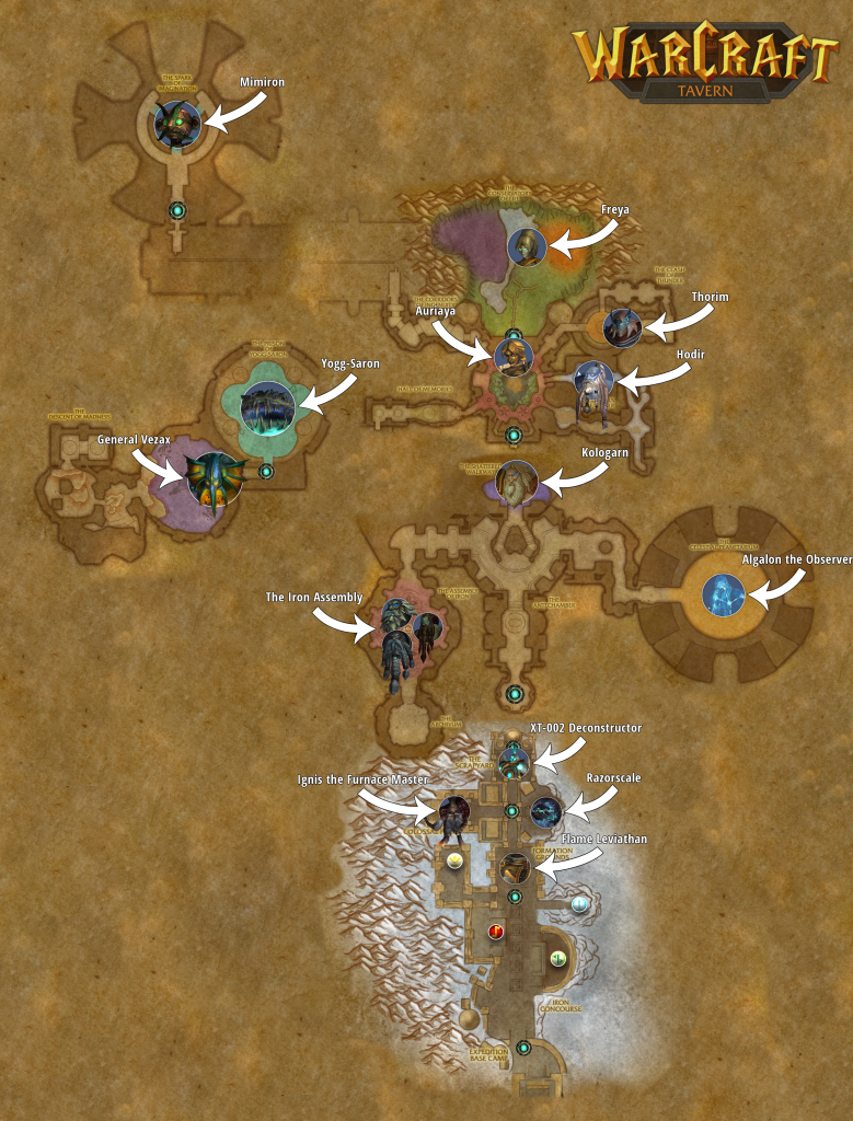 ulduar raid guide full map 1