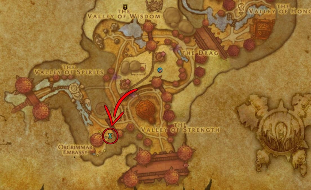 where to find chromie in orgrimmar in world of warcraft