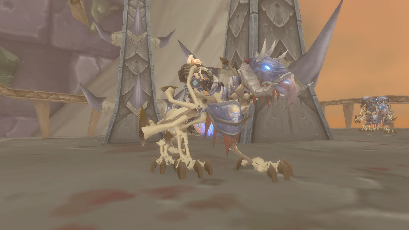 How winged steed (DK Mount) looked in Wotlk beta : r/wow