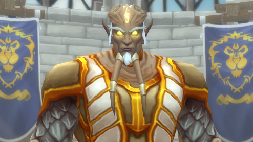 lightforged draenei male