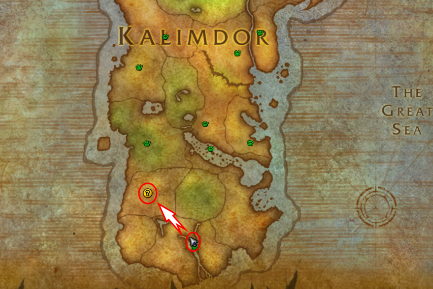 uldum to silithus map emphasized cropped