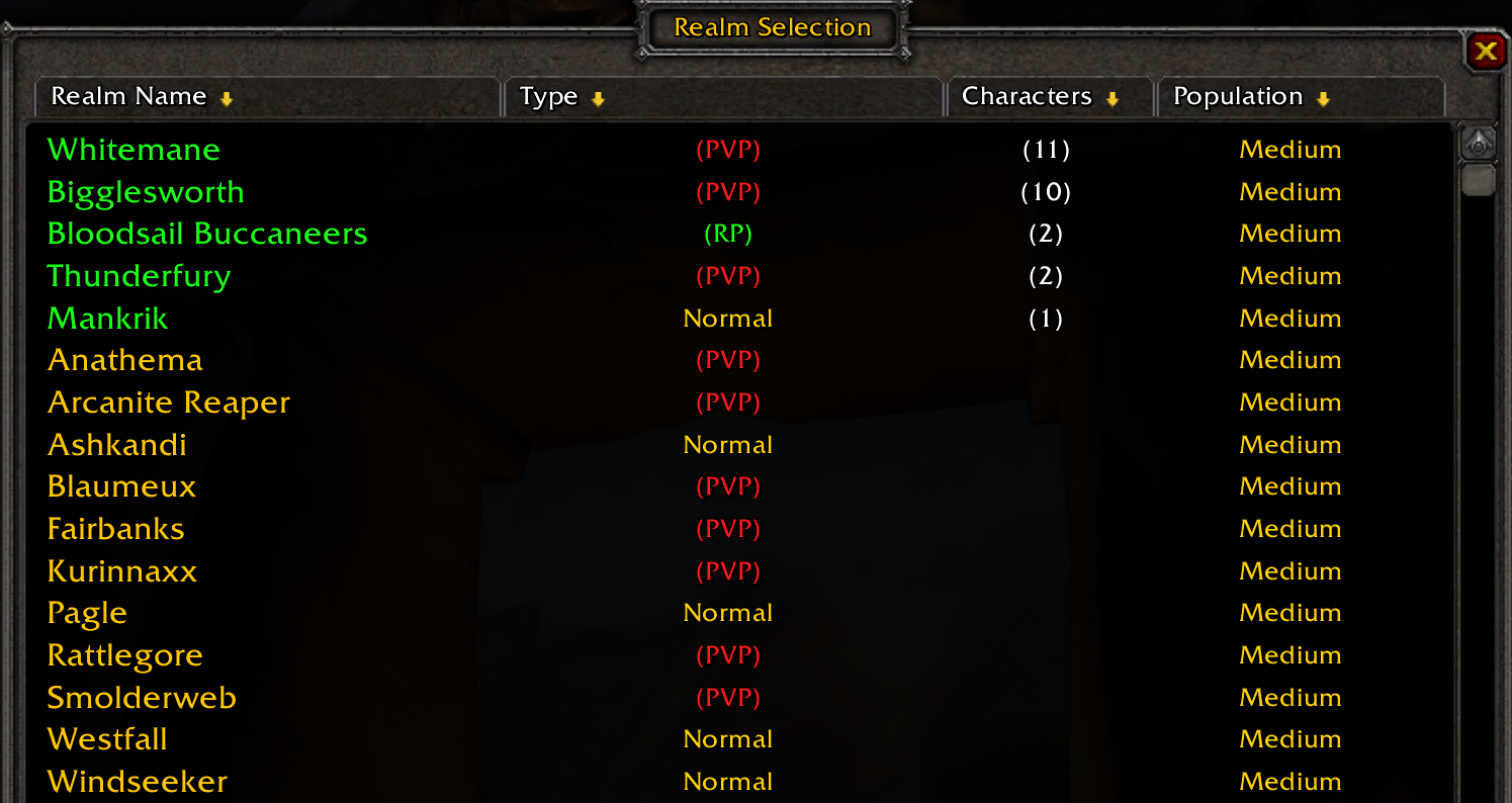 Classic Era Servers Now Population! - Warcraft