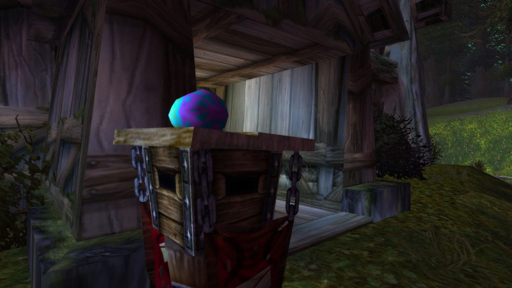 noblegarden egg on mailbox