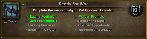ready for war achievement footholds