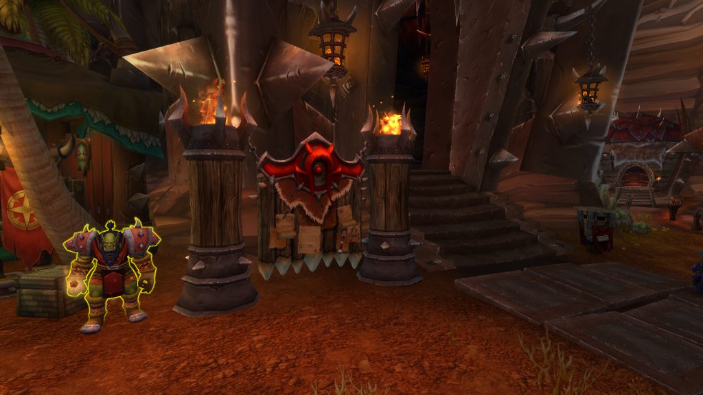 The Warchief's Herald in Orgrimmar