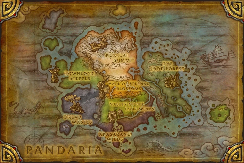 exploration guide pandaria map