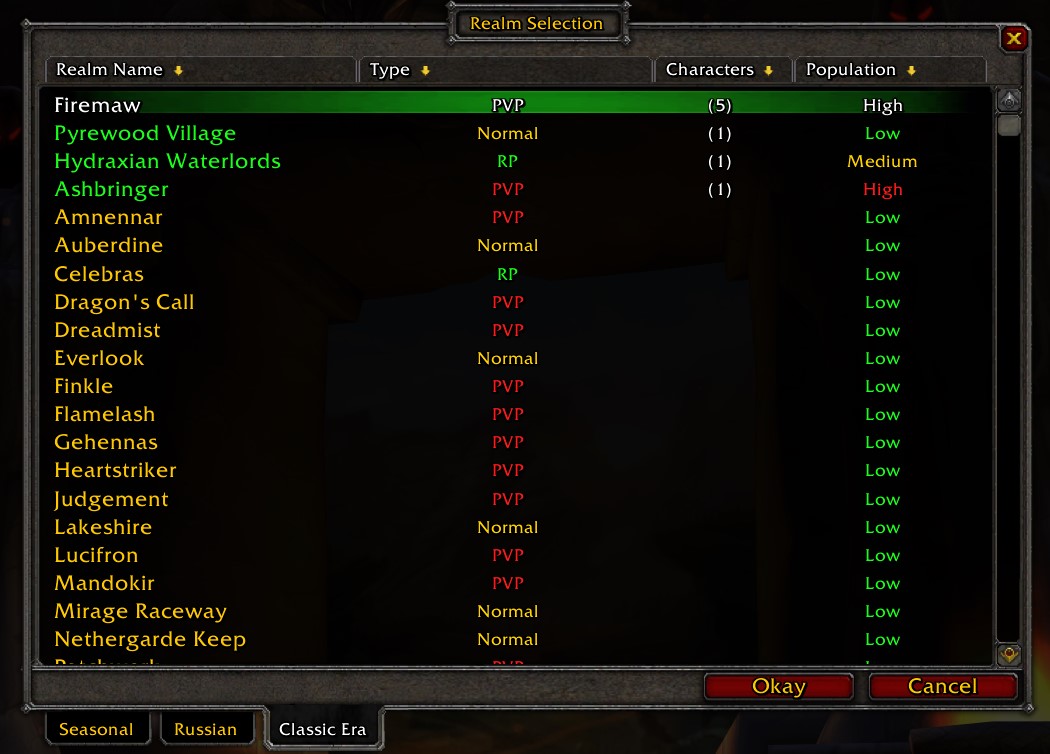 Firemaw (EU) is Now First High Population Server on Classic Era - Warcraft Tavern