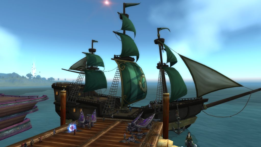 stormwind boat the waking shores