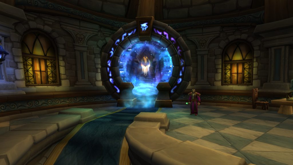 stormwind wizards sanctum portal room entrance