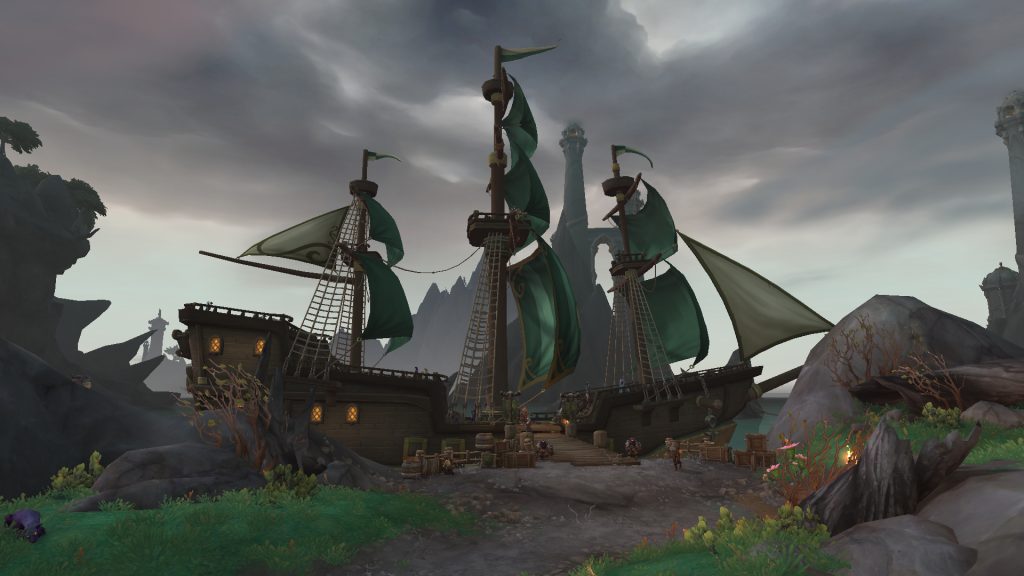 waking shores boat to stormwind