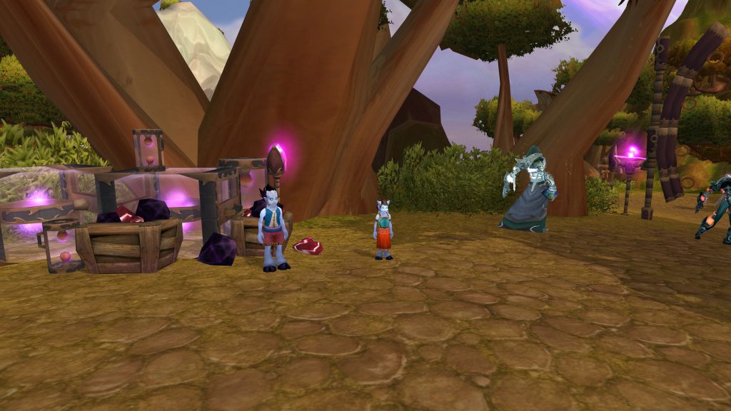 draenei orphan meets her friend