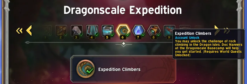 dragonflight rock climbing world quests unlock
