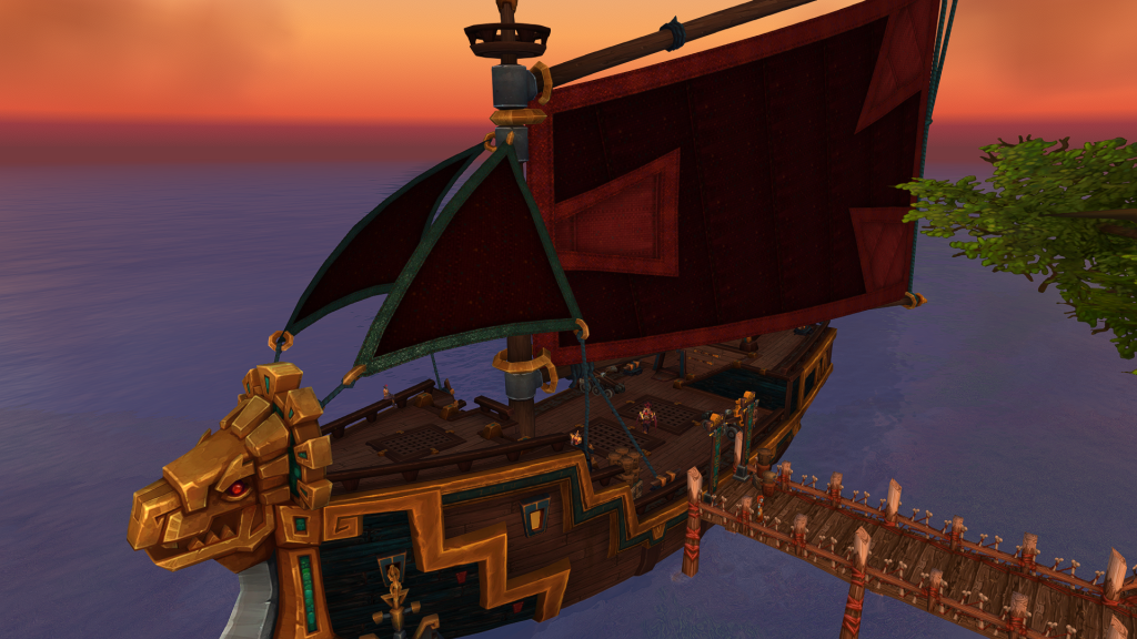 boat from echo isles to dazaralor