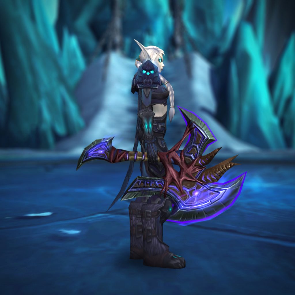 death knight blood touch of undeath purple