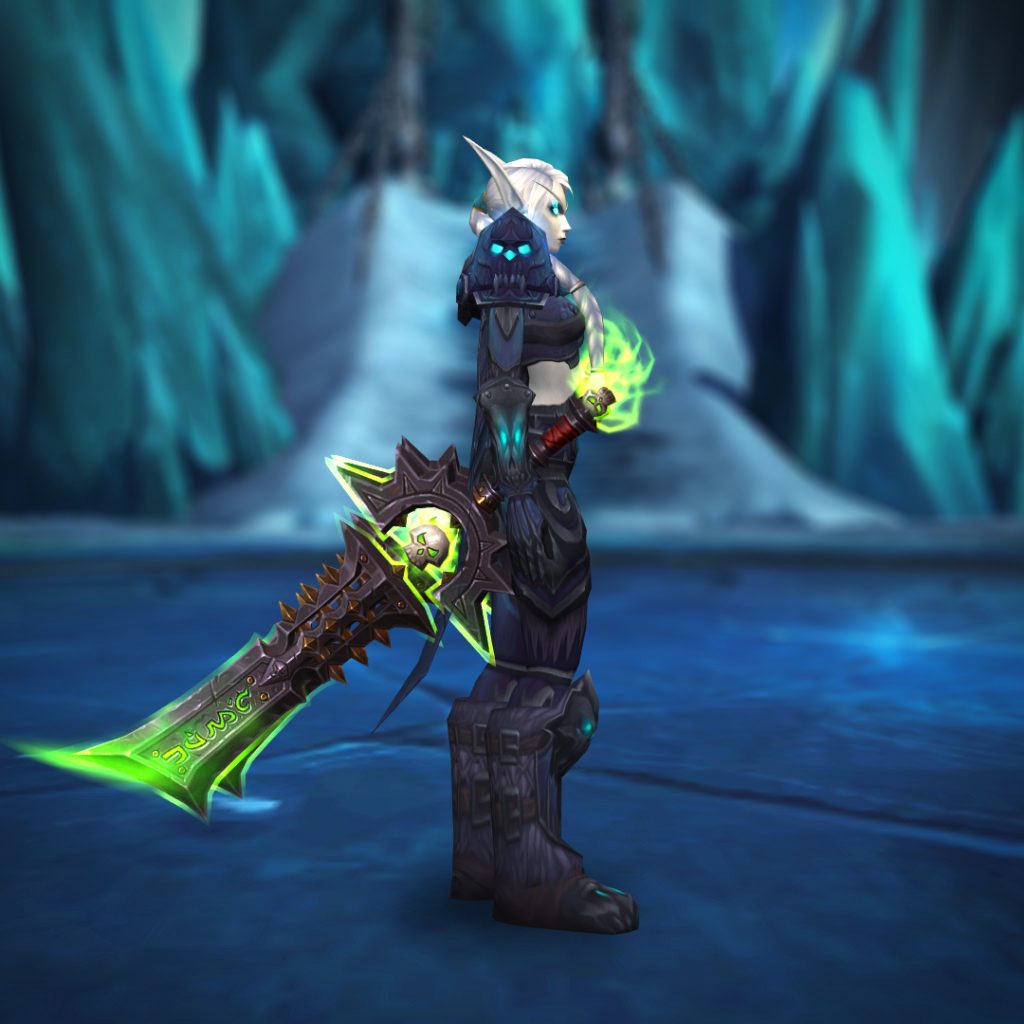 death knight frost dark runeblade green