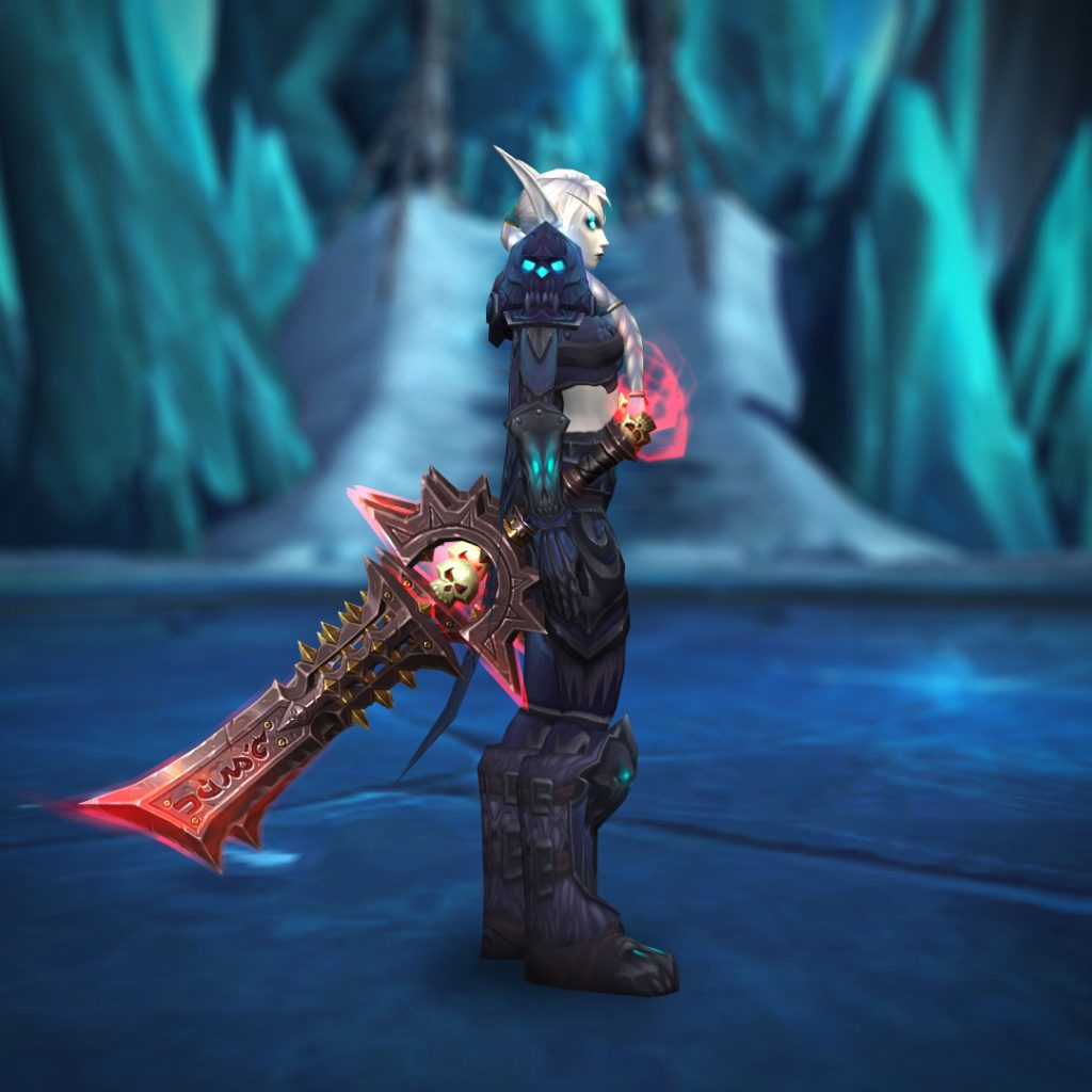 death knight frost dark runeblade red