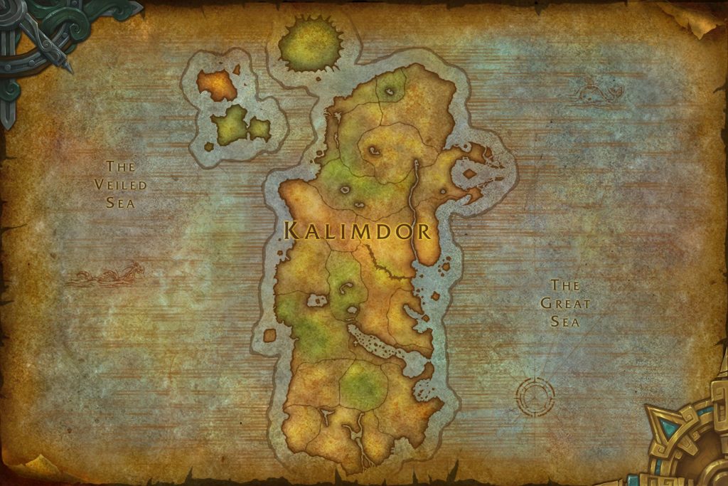 kalimdor map dragonflight