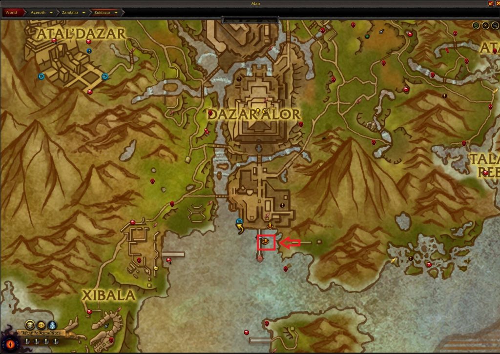 port of zuldazar map
