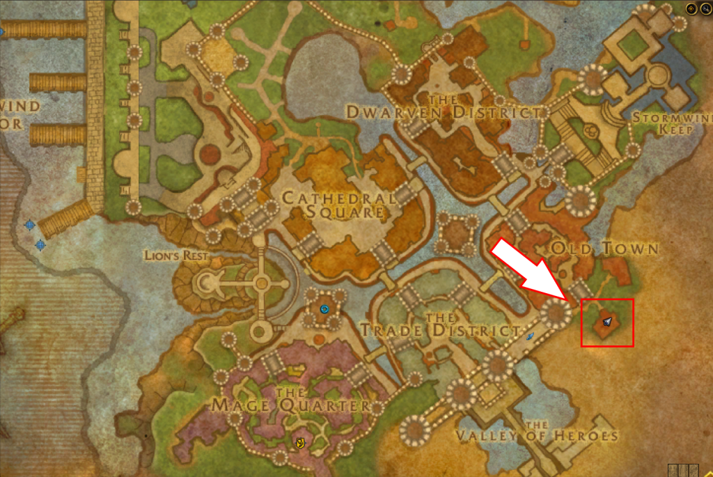 stormwind map portal trainer azunla