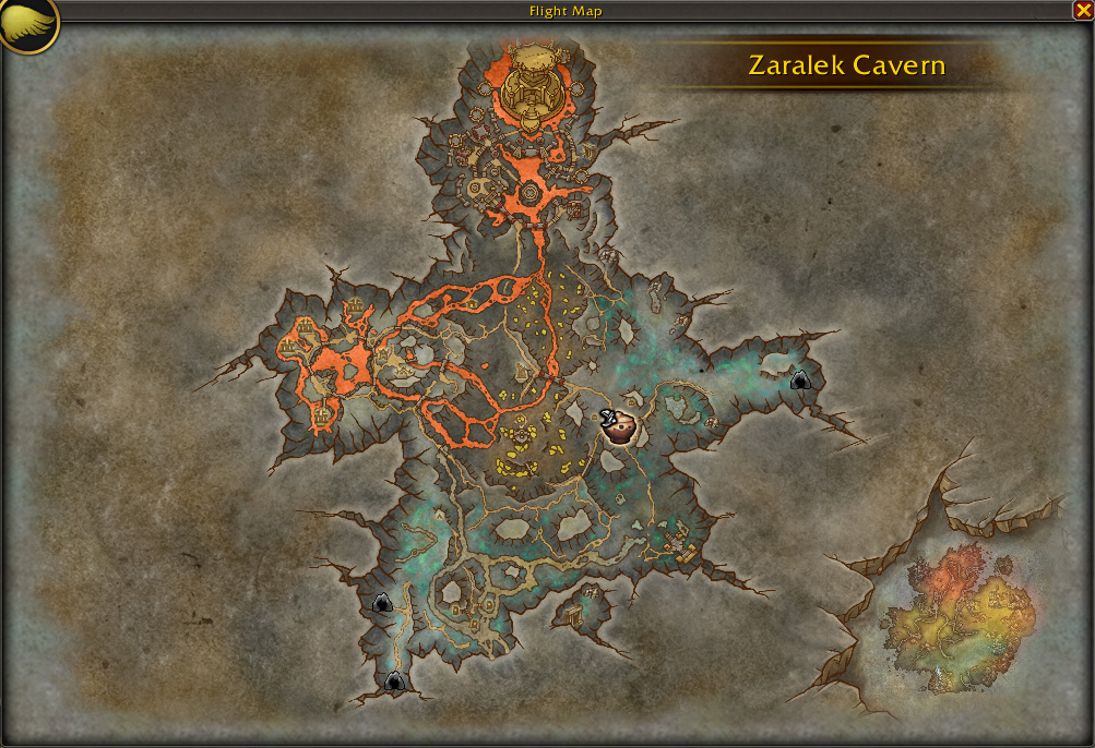 zaralek cavern flight map
