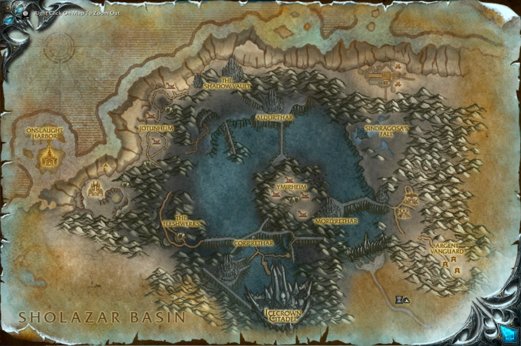 icecrown map