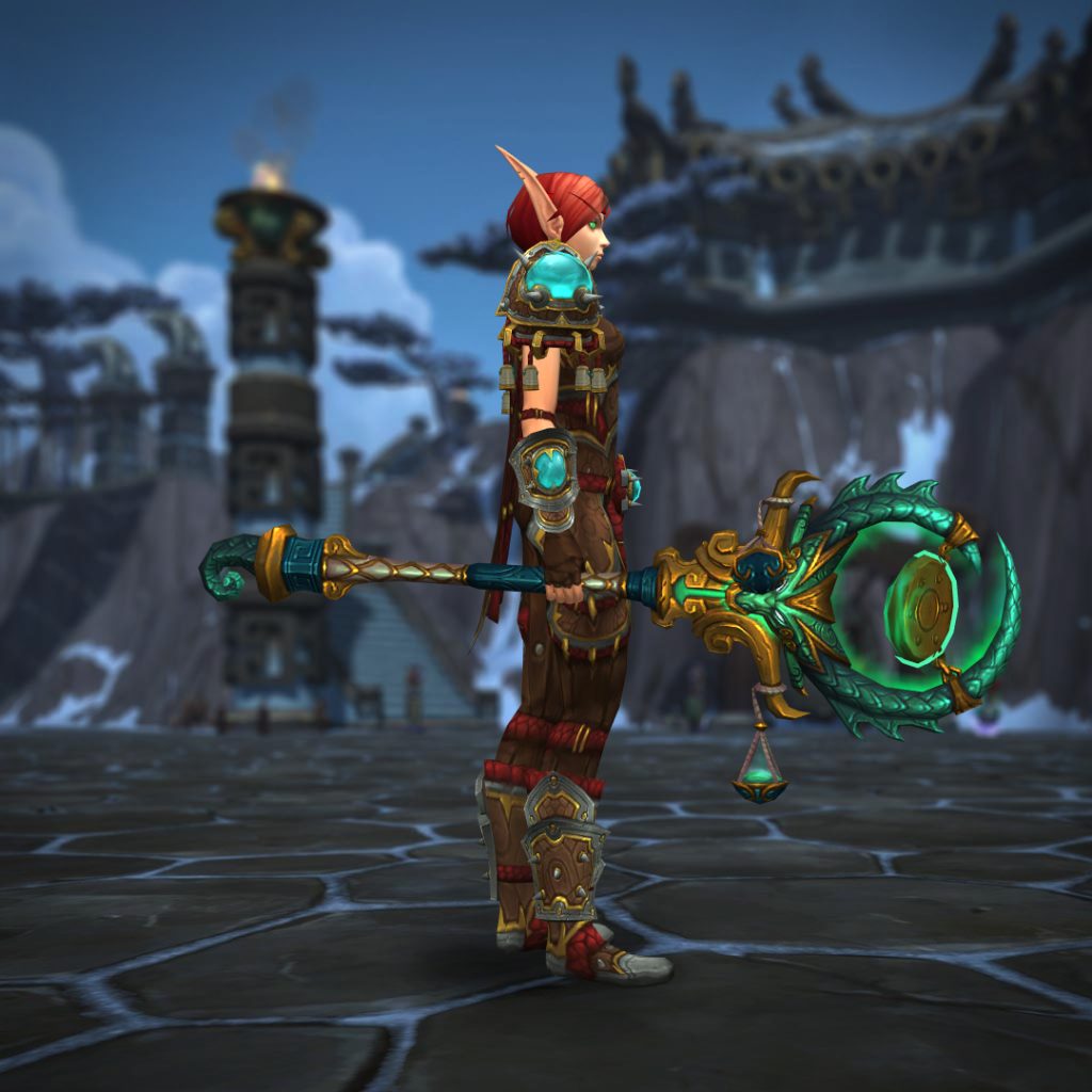 monk mistweaver breath of the undying serpent green