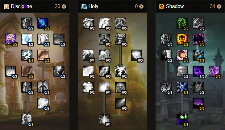 pve shadow priest talents wow classic raid build